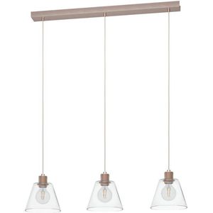 EGLO Copley Hanglamp - E27 - 90 cm - roségoud