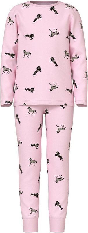 Name it winter pyjama meisjes - roze - NkfNightset