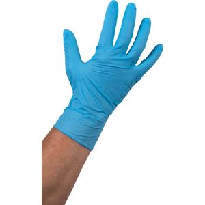 ComFort - Nitril Handschoen - Blauw - Ongepoederd - M