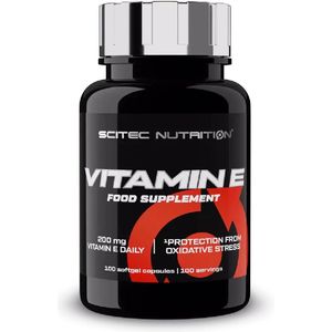 Scitec Nutrition® - Vitamin E (100 capsules) - antioxidant - 200 mg vitamine e - vitaminen