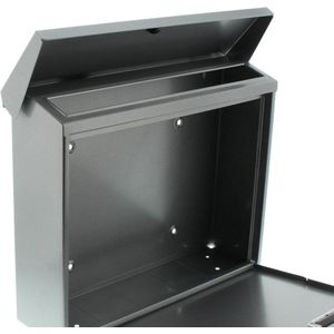 Goodivery ® Journal 5867 SI stalen brievenbus-32 x 37.7 x 11.5 cm, Zilver