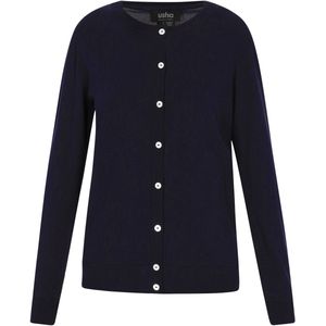 usha - Cardigan - Classic Look - Fitted - Met Ronde Hals - Lange Mouwen