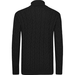 Jimmy Sanders Coltrui - Trui - Sweater Heren Zwart - Xl
