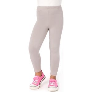 Bellivalini Meisjes Leggings - Gevoerd - Vrijetijdsbroek - Lang - Katoen - BLV-BLV50-323-LE - Caffelatte - 116