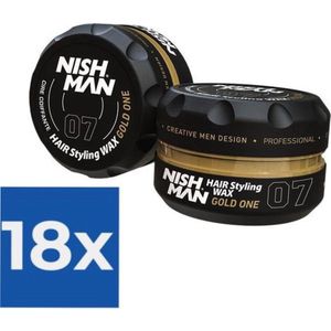 Nishman- Hair Wax- 07 Gold One 18 stuks