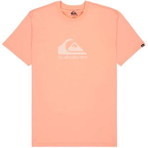 QUIKSILVER - T-shirt - Licht Abrikoos - Katoen
