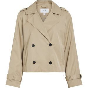 VILA - VIADDISON SHORT TRENCHCOAT - Dames - Gewatteerde jassen