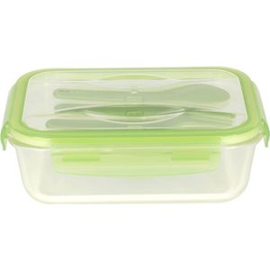 Lunchbox inclusief Bestekset, Glas, 1.2 liter - Pebbly
