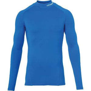 Uhlsport Distinction Pro Baselayer Shirt Opstaande Kraag Kinderen - Royal | Maat: 152