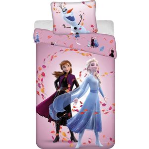 Disney - Frozen Dekbedovertrek - 140 x 200 cm - Katoen - Magical Time