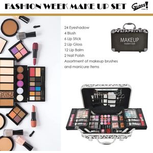 Beauty Set voor Dames | Make-up Set met 60 Stukken | Luxe Cadeauset voor Elke Gelegenheid