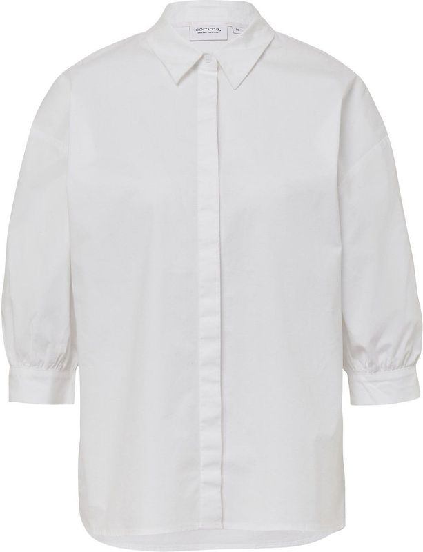comma - Blouse - Poplin - Boxy Fit - Katoen