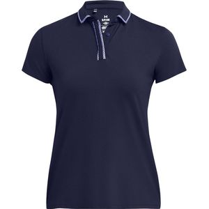 Dames Golfpolo Under Armour Iso-Chill SS Midnight Navy