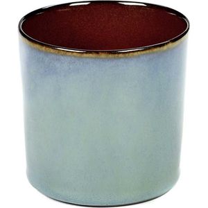 Serax Terres de Rêves Beker - Ø7,5 x H7,5 - Smokey Blue / Rust - 8 stuks