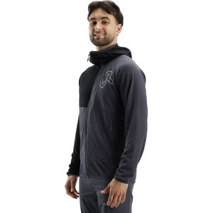 Rock Experience ZEBRA HOODIE Heren Vest Zwart M - Fleece Vest