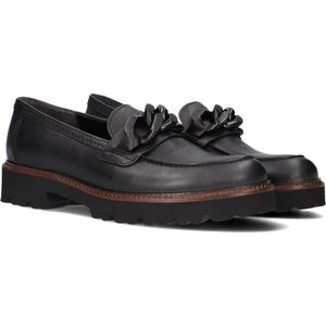 Gabor - Loafers - Zwart - Leer - Decoratieve Ketting