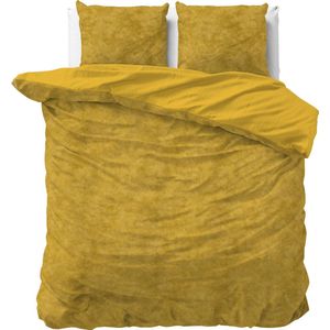 Sleeptime Velvet Touch - Dekbedovertrekset - Tweepersoons - 200x200/220 + 2 kussenslopen 60x70 - Goud