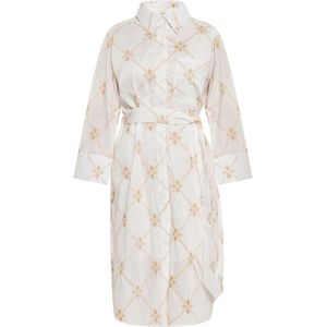 usha - Shirtjurk - Midi - Met Borduursel