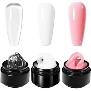 Born Pretty - Builder gel - 3x15 ml - Buildergel - Builder gel nagels - Builder gel set - Builder gel gel nagels - Gelnagels - Gel nagels - Gel voor nagels - Hard gel - Polygel