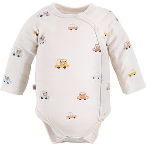 Eevi - Rompertje Autootje - Omslagromper - Overslagromper - Maat 68 - 4 t/m 6 maanden