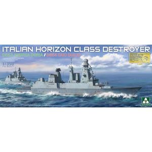 1:350 Takom 6007 Italian Horizon Class Destroyer - D553 Andrea Doria/D554 Caio Duilio Plastic Modelbouwpakket