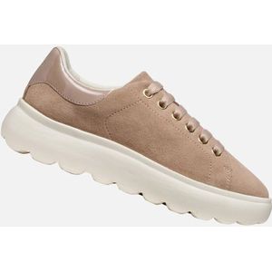 Geox - Spherica EC4.1 - Damestrainers - Oudroze/Taupe - Comfortabel en Gedempt