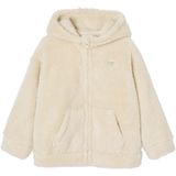 Cocooning Vest - Nacht Ecru - Meisjes - Lange Mouwen - Capuchon