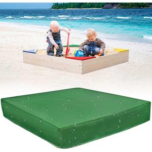 Waterdichte zandbakafdekking 180 x 180 x 20 cm stofdicht dekzeil speelgoed zandbak afdekking