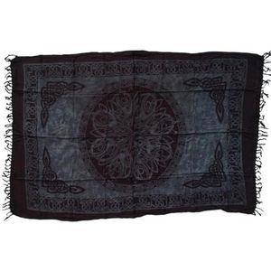 Batik Sarong Groen - Handgemaakt en Veelzijdig Gebruik