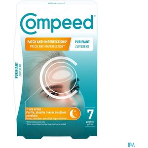 Compeed® Patch Anti-imperfection* Zuiverend Nacht | Hydrocolloïde patch | 3 x 7 patches