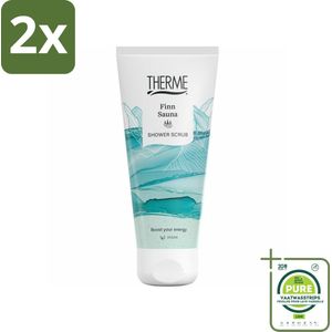 Therme - Finn Sauna - Douche Scrub - Verfrissend - Verzorgend - 200ml - Voordeelverpakking - 2 stuks - Saunadouche - Sauna scrub