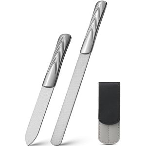 Dubbelzijdige nagelvijl - roestvrij staal - voor manicure en pedicure