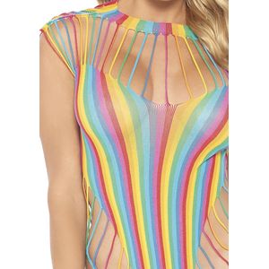 Shredded opaque cut out teddy