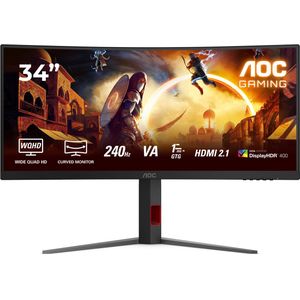 AOC G4 CU34G4Z - Ultrawide QHD Gaming Monitor - 34 inch - 240hz