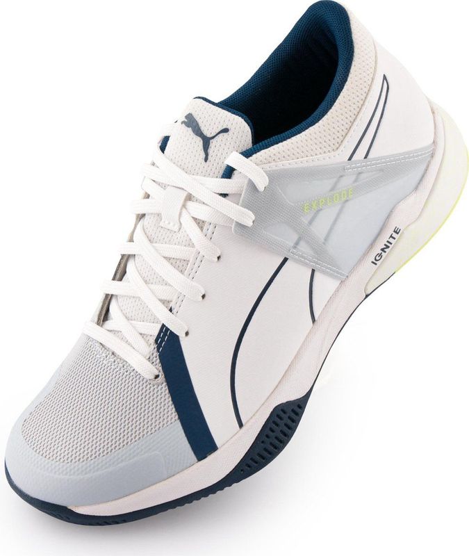 Puma - Xbrid 2 - Sneakers - Wit/Grijs-Geel - Materiaal: Synthetisch