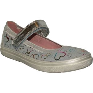 Richter - Bandschoen - Zilver - Leder - Klittenband