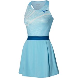 Mizuno Charge Printed Jurk M Dames Blue Glow