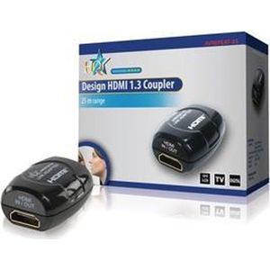 OKS HQ Super Silver HDMI koppelstuk met versterker