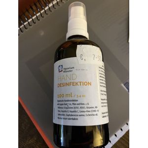 Aquarium Munster Hand desinfektion 100 ml