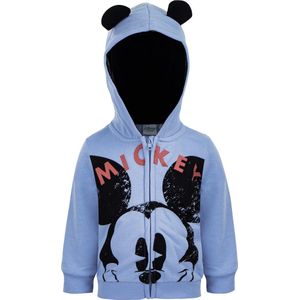 Disney Mickey Mouse Vest - Lichtblauw - Maat 74