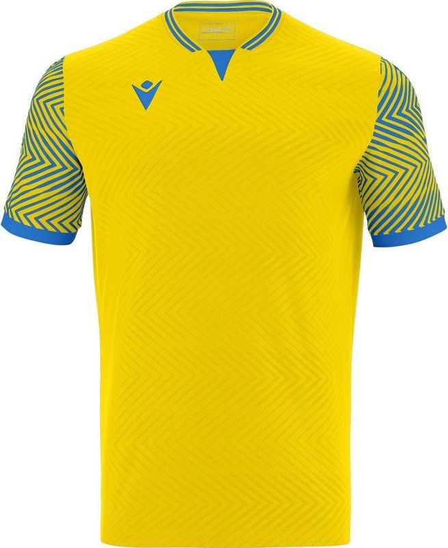 Macron - Tureis - Shirt - Geel - Korte Mouw - Heren