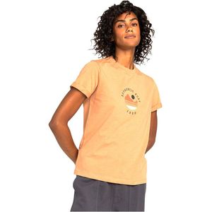 Roxy Summer Fun B T-shirt Met Korte Mouwen Beige M Vrouw