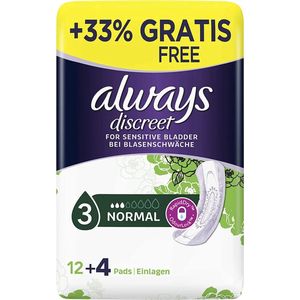 Always Discreet Maandverband 2 X 12+4 Einlagen