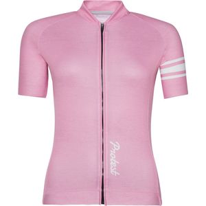 Protest Prtpetunia – Fietsshirt Dames – Korte mouwen ��– Wielrennen – Pink Tulip
