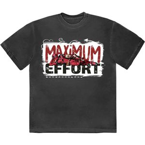 Marvel Deadpool - Maximum Effort Heren T-shirt - XL - Zwart