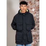 Lyle & Scott Militair Geïnspireerde Geïsoleerde Parka - Zwart