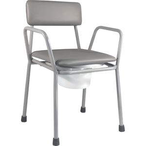 Aidapt postoel grijs - hoogte verstelbaar