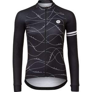 Fietsshirt AGU Women Velo Wave Jersey LS Essential Black