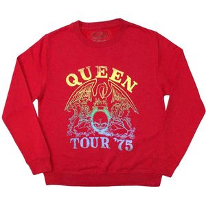 Queen - Tour '75 Crest Sweater/trui - 2XL - Rood