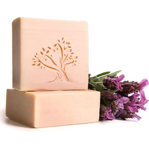 Zeep - Handgemaakte biologische olijfzeep (Lavendel)